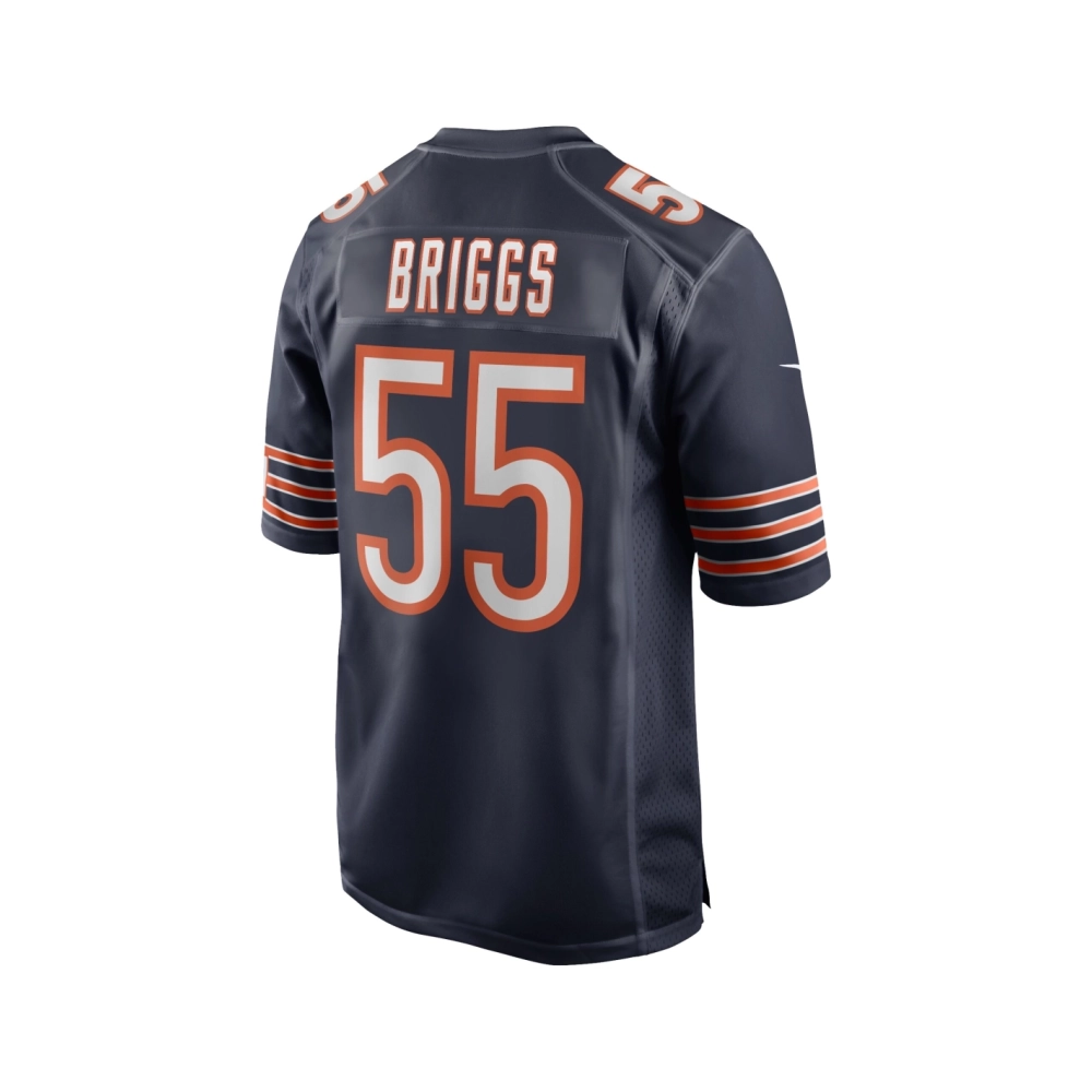 Mens Chicago Bears Lance Briggs Navy Game Retired Player Jersey