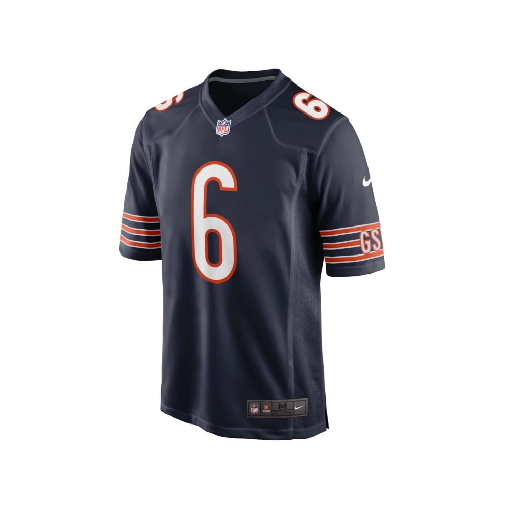 Mens Chicago Bears Kyler Gordon Navy Game Player Jersey