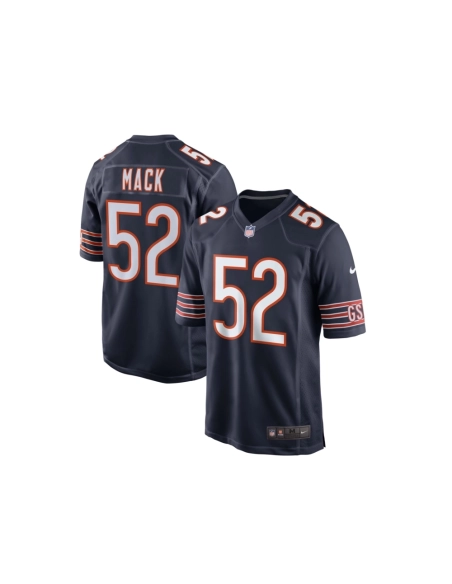 Mens Chicago Bears Khalil Mack Navy Game Player Jersey