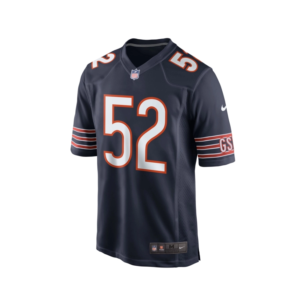 Mens Chicago Bears Khalil Mack Navy Game Player Jersey