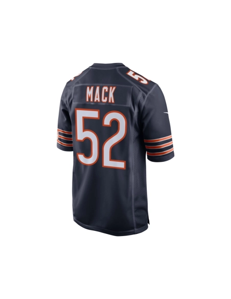 Mens Chicago Bears Khalil Mack Navy Game Player Jersey