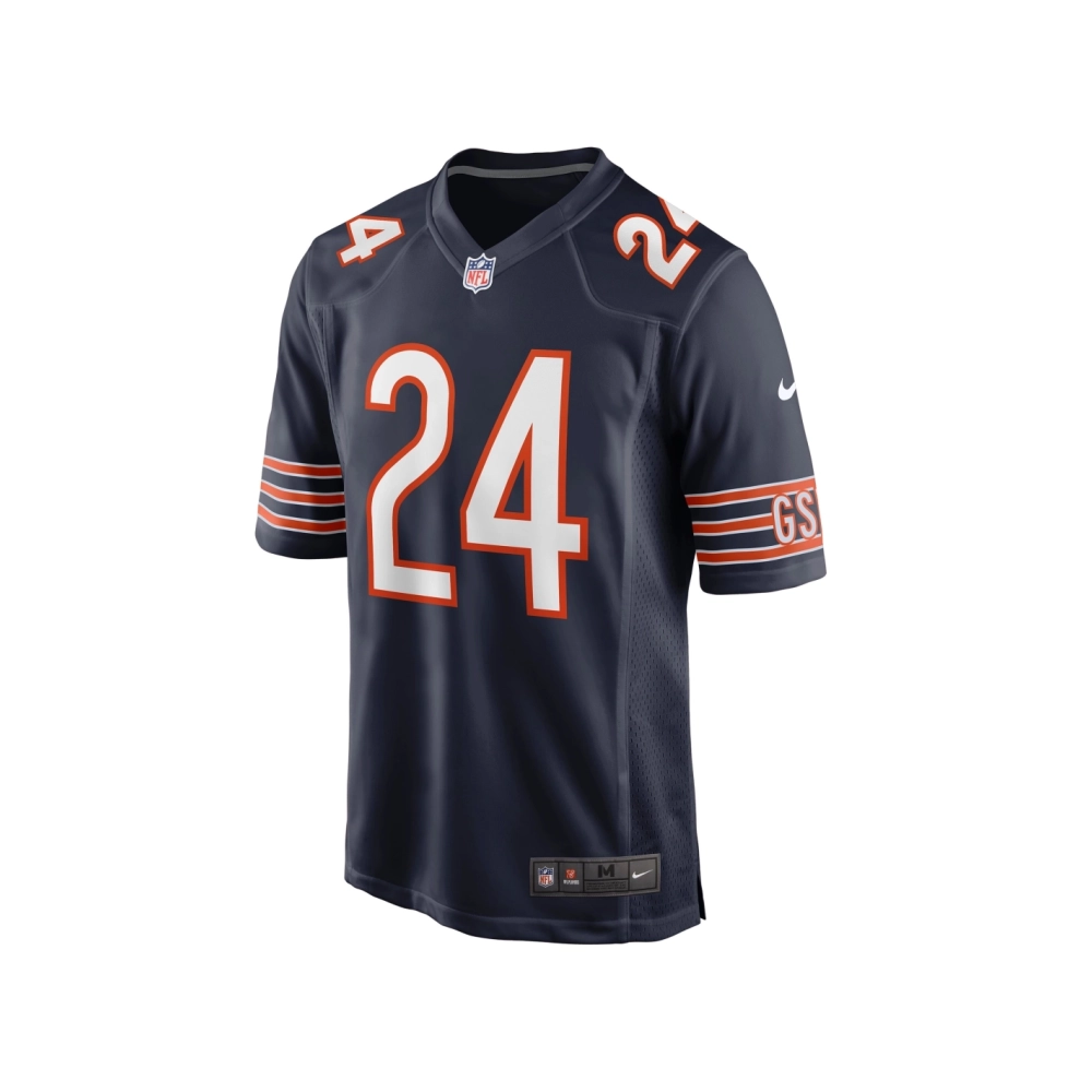 Mens Chicago Bears Khalil Herbert Navy Game Jersey