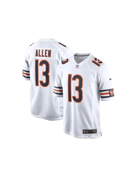 Mens Chicago Bears Keenan Allen White Game Jersey