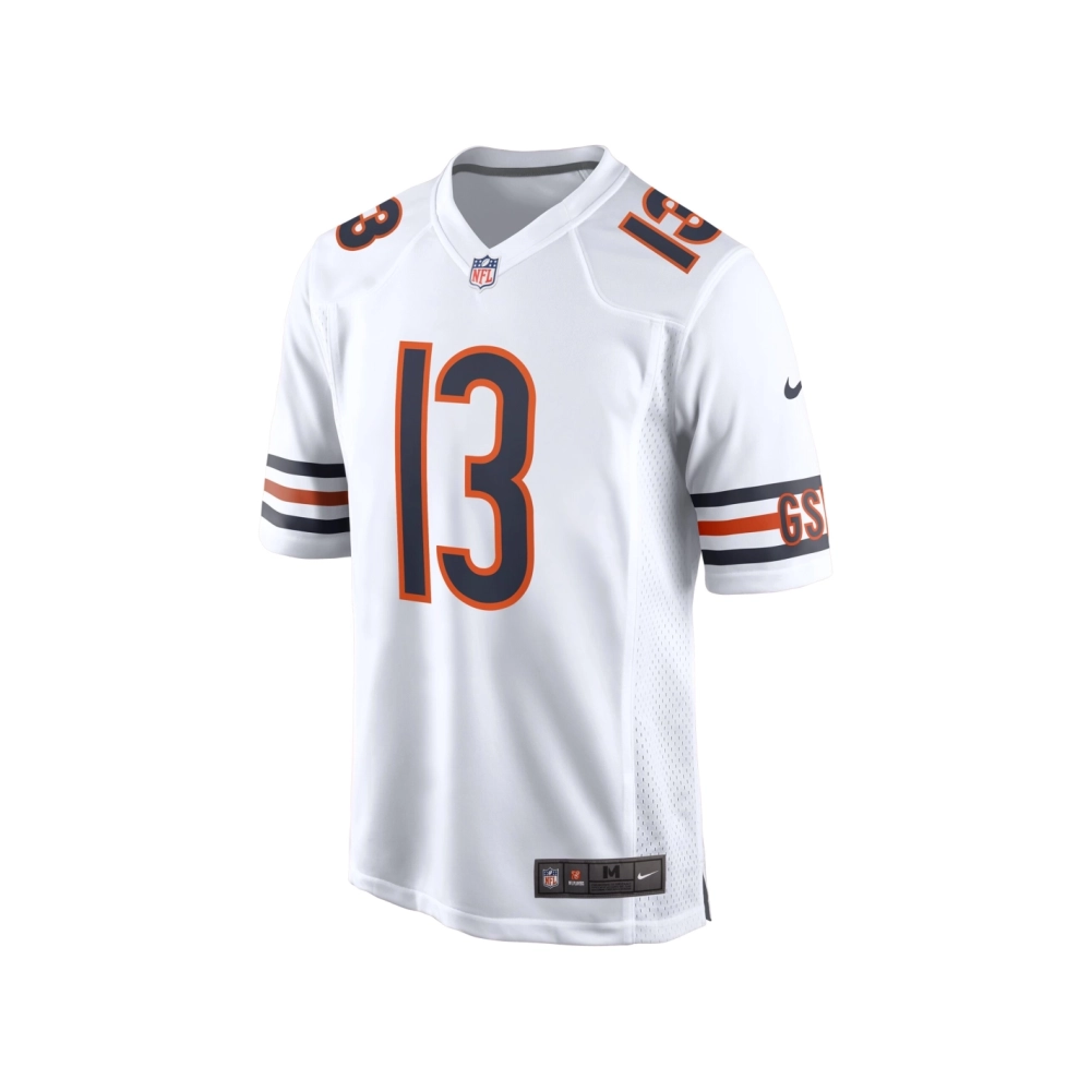 Mens Chicago Bears Keenan Allen White Game Jersey