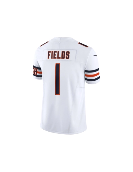 Mens Chicago Bears Justin Fields White Vapor F.U.S.E. Limited Jersey