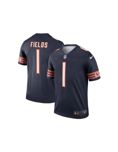 Mens Chicago Bears Justin Fields Navy Legend Jersey