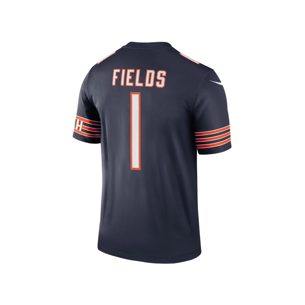 Mens Chicago Bears Justin Fields Navy Legend Jersey