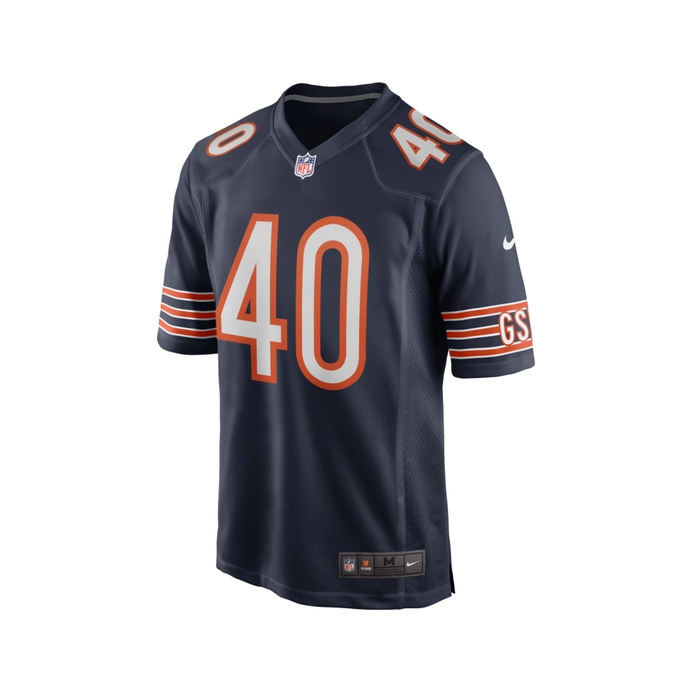 Mens Chicago Bears Gale Sayers Navy Game Retired Player Jersey