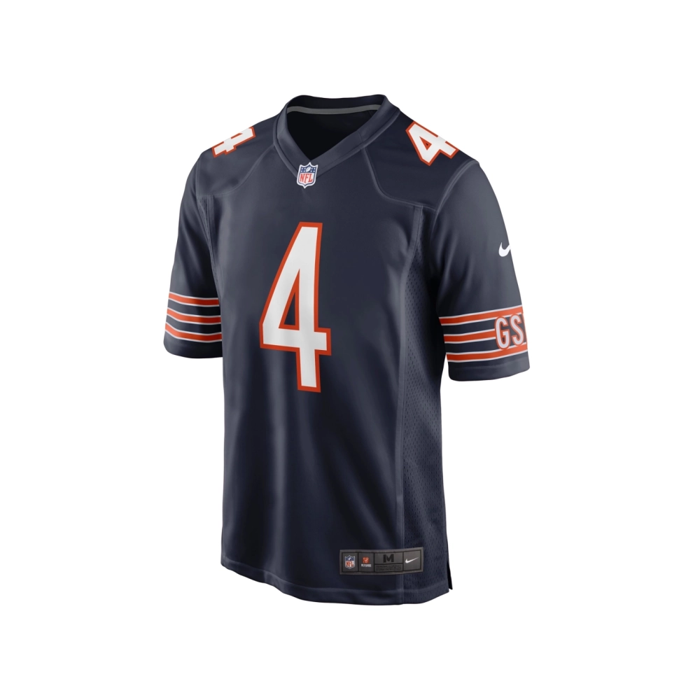 Mens Chicago Bears Eddie Jackson Navy Game Player Jersey