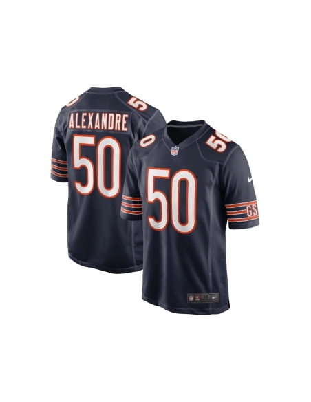 Mens Chicago Bears Deslin Alexandre Navy Team Game Jersey
