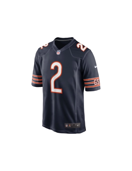 Mens Chicago Bears D.J. Moore Navy Team Color Game Jersey