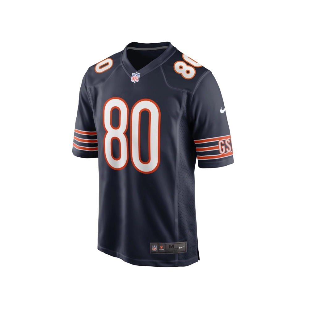 Mens Chicago Bears Collin Johnson Navy Game Jersey