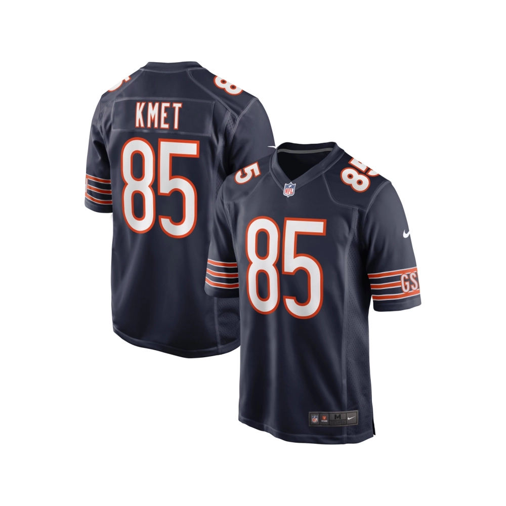 Mens Chicago Bears Cole Kmet Navy Player Game Jersey