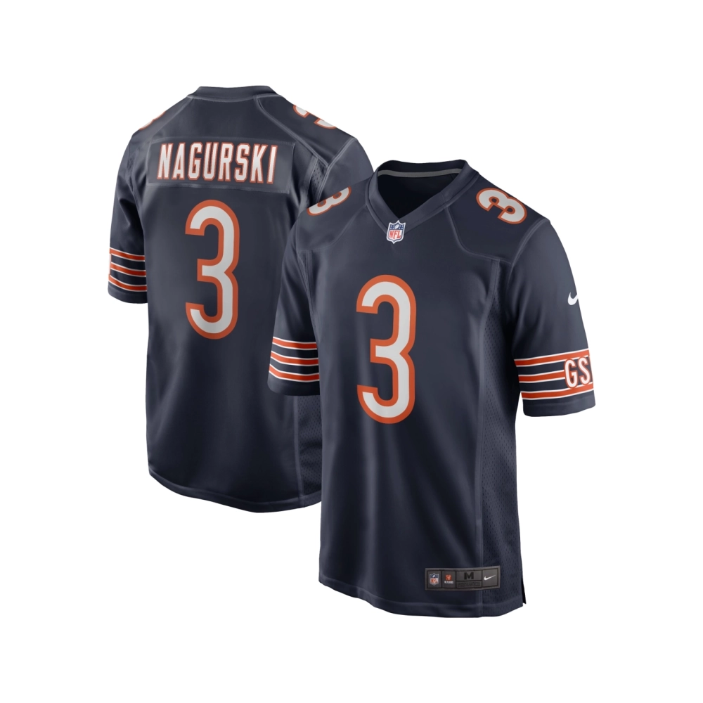 Mens Chicago Bears Bronko Nagurski Navy Game Retired Player Jersey
