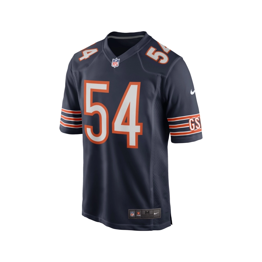 Mens Chicago Bears Brian Urlacher Navy Game Retired Player Jersey