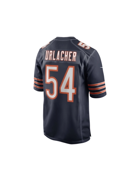 Mens Chicago Bears Brian Urlacher Navy Game Retired Player Jersey