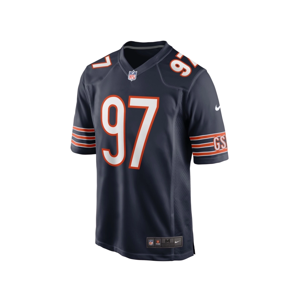 Mens Chicago Bears Andrew Billings Navy Game Jersey