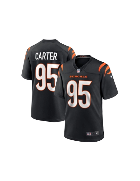 Mens Cincinnati Bengals Zach Carter Black Game Player Jersey