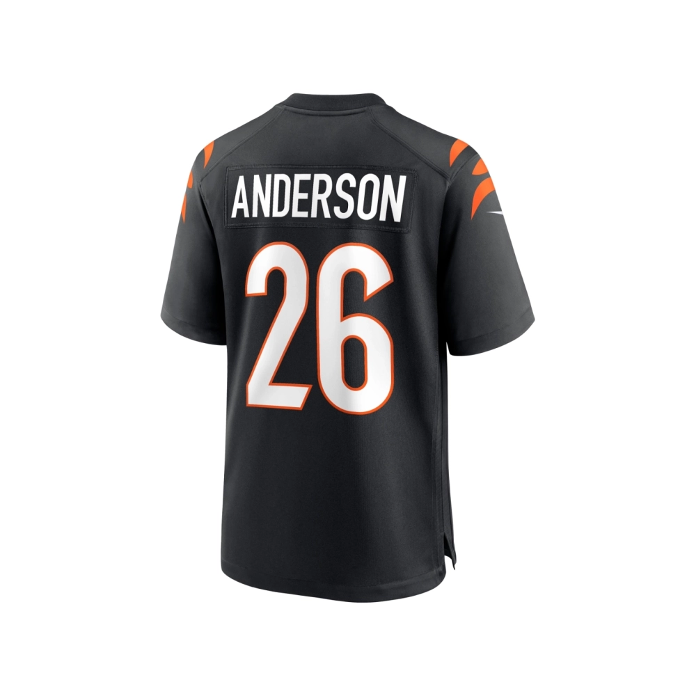 Mens Cincinnati Bengals Tycen Anderson Black Game Player Jersey