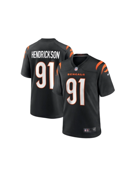 Mens Cincinnati Bengals Trey Hendrickson Black Game Jersey