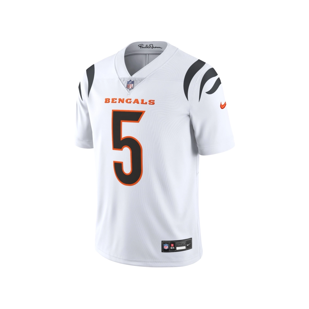 Mens Cincinnati Bengals Tee Higgins White Vapor Untouchable Limited Jersey