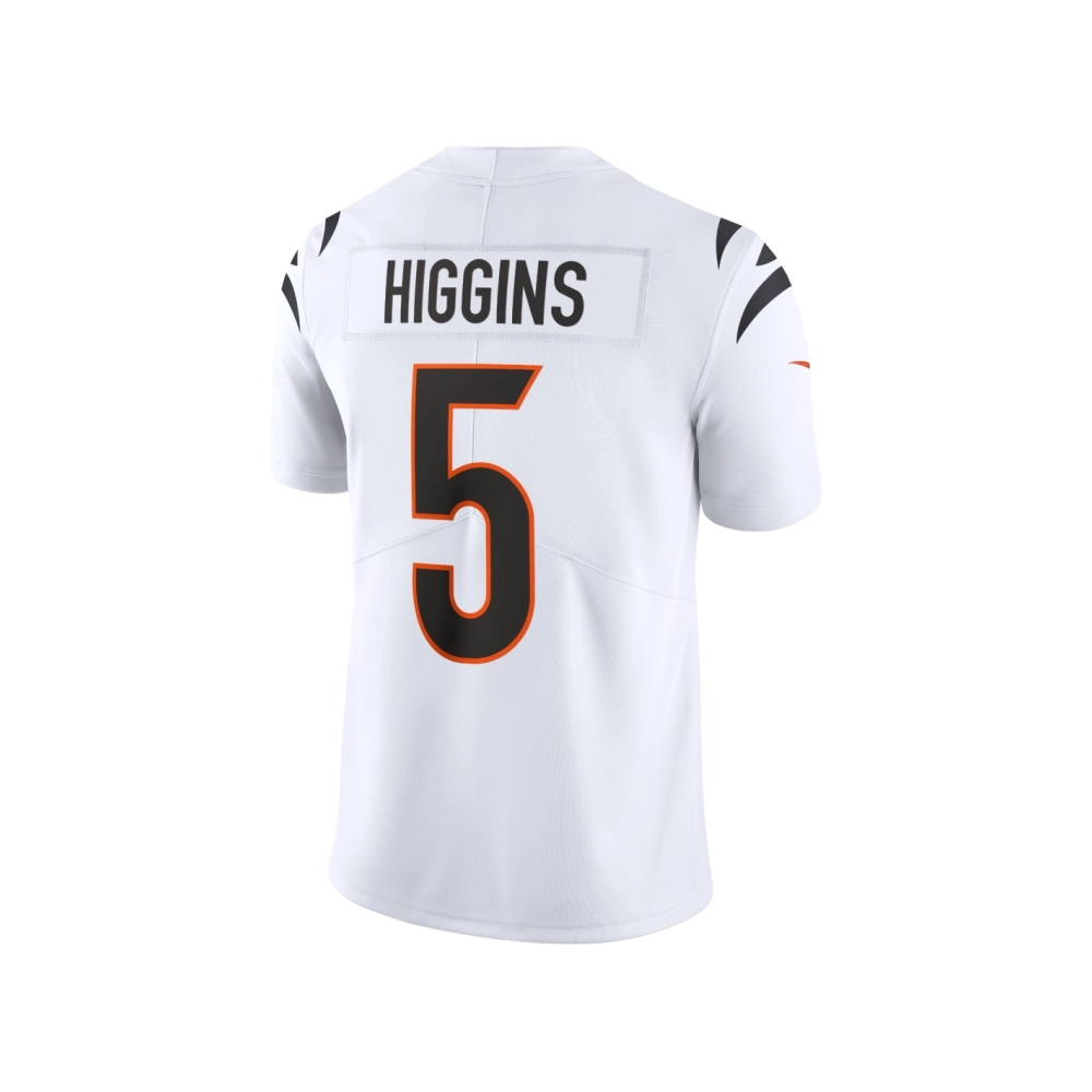 Mens Cincinnati Bengals Tee Higgins White Vapor Untouchable Limited Jersey
