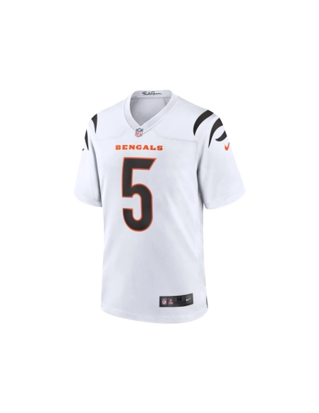 Mens Cincinnati Bengals Tee Higgins White Game Jersey