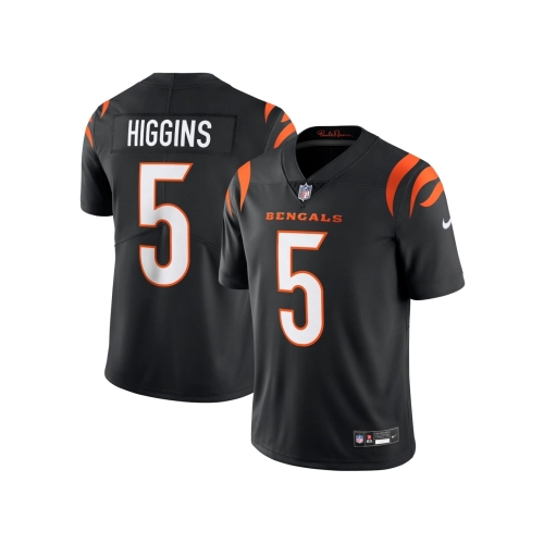 Mens Cincinnati Bengals Tee Higgins Black Vapor Untouchable Limited Jersey