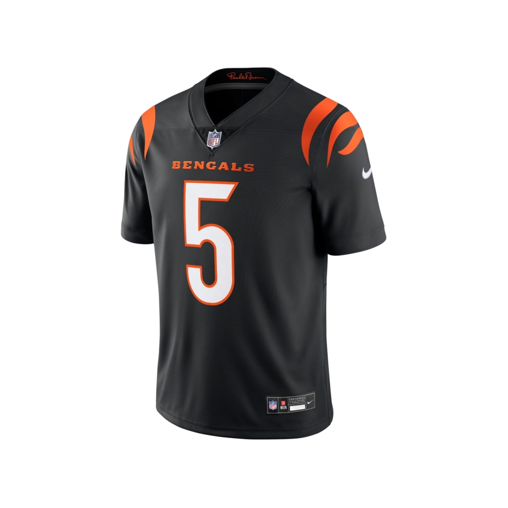 Mens Cincinnati Bengals Tee Higgins Black Vapor Untouchable Limited Jersey