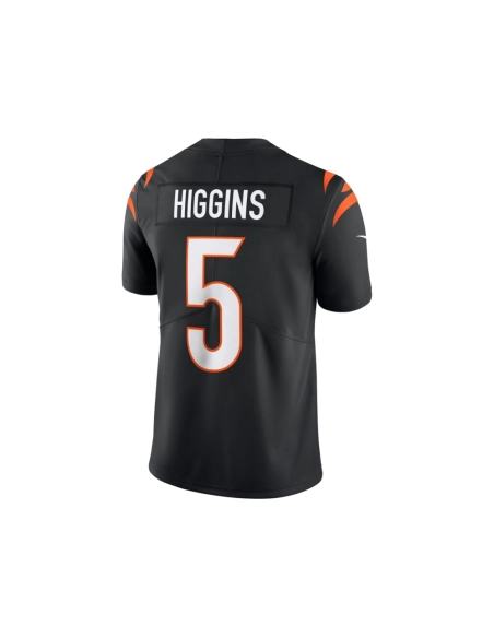 Mens Cincinnati Bengals Tee Higgins Black Vapor Untouchable Limited Jersey