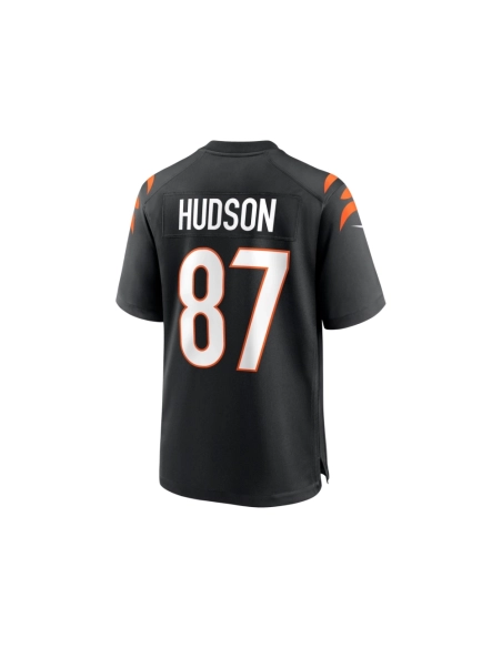 Mens Cincinnati Bengals Tanner Hudson Black Home Game Player Jersey