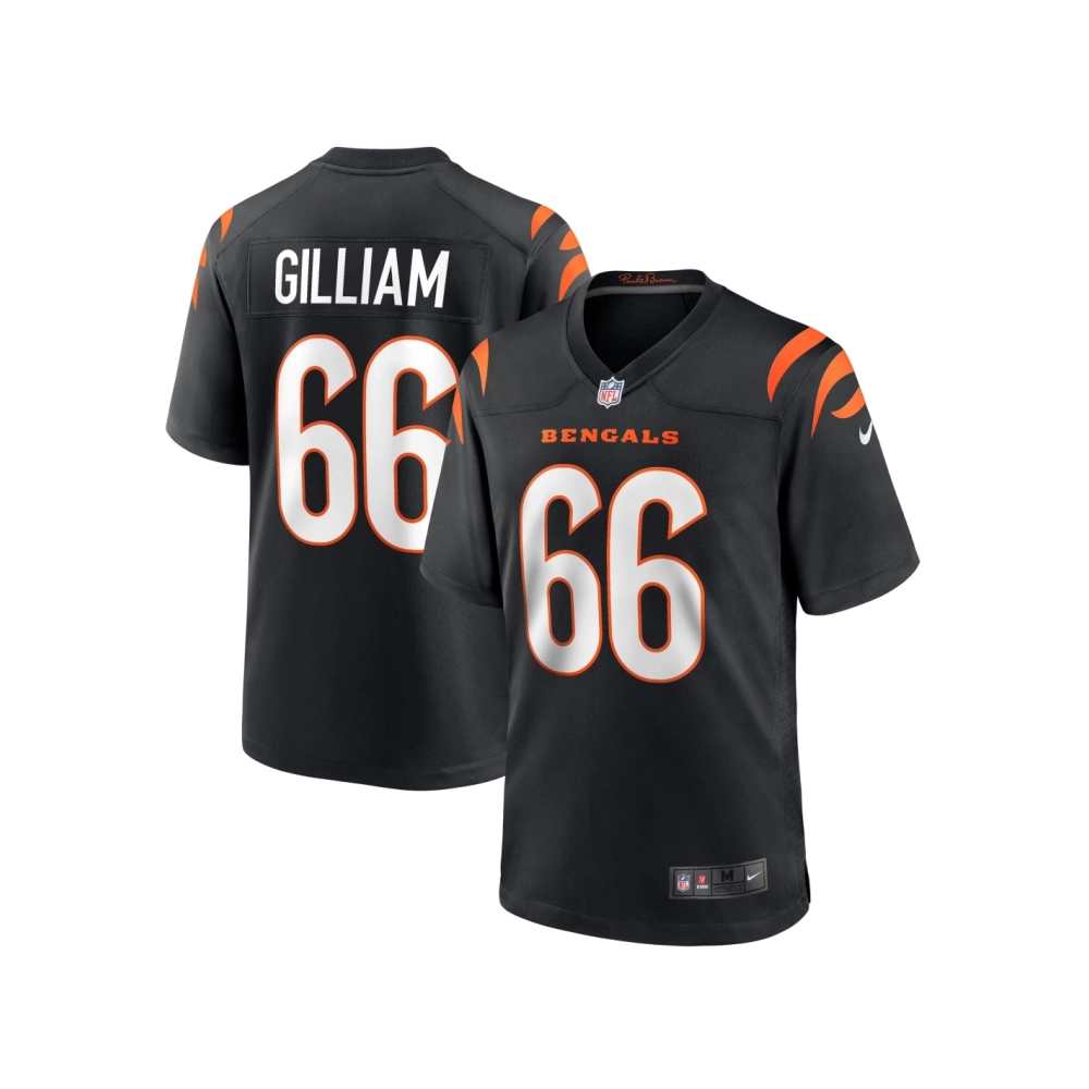 Mens Cincinnati Bengals Nate Gilliam Black Game Player Jersey