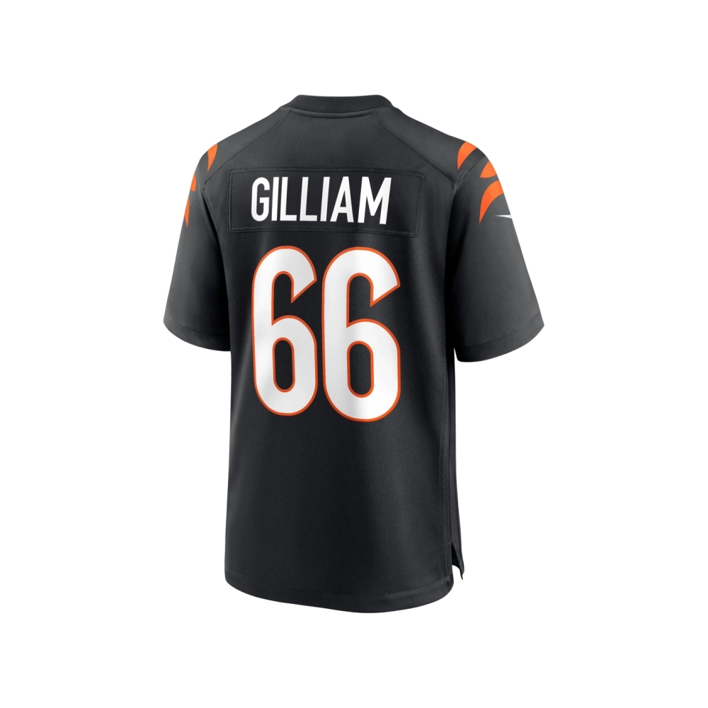 Mens Cincinnati Bengals Nate Gilliam Black Game Player Jersey