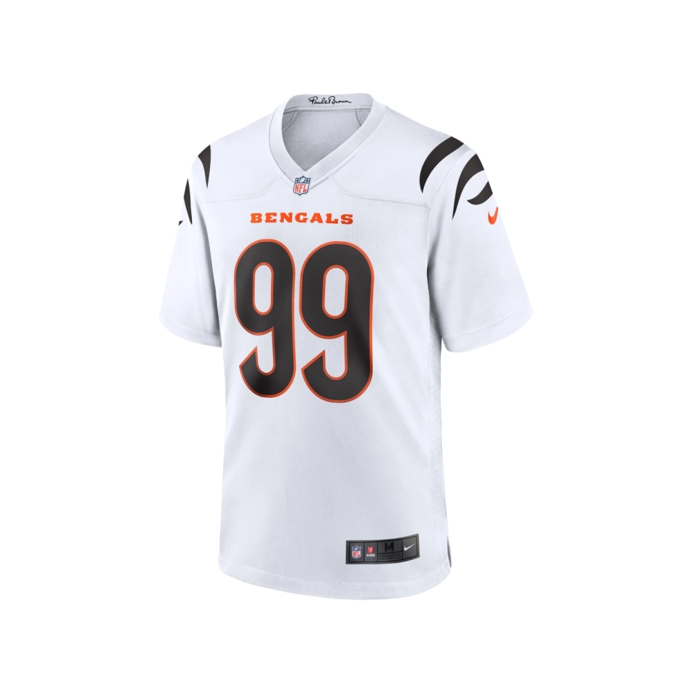 Mens Cincinnati Bengals Myles Murphy White Team Game Jersey