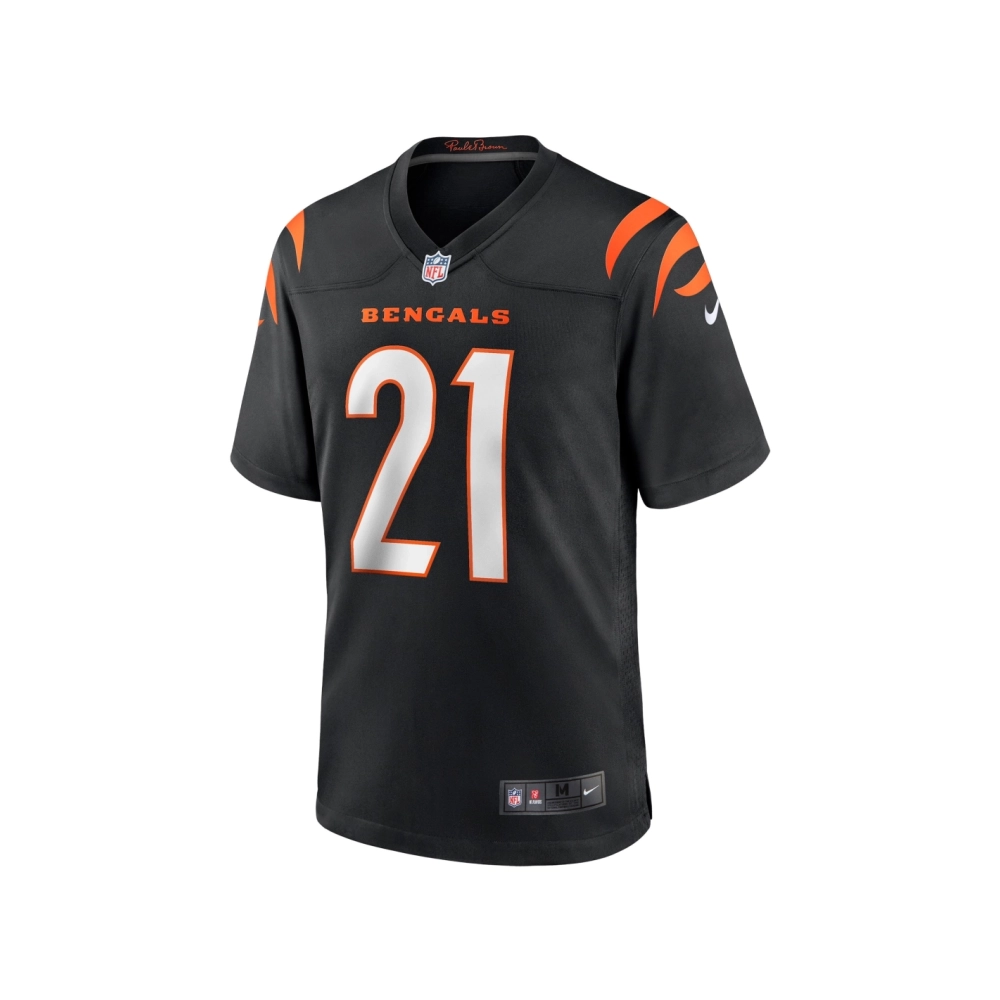 Mens Cincinnati Bengals Mike Hilton Black Game Player Jersey