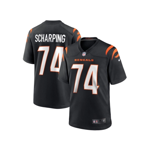 Mens Cincinnati Bengals Max Scharping Black Game Player Jersey