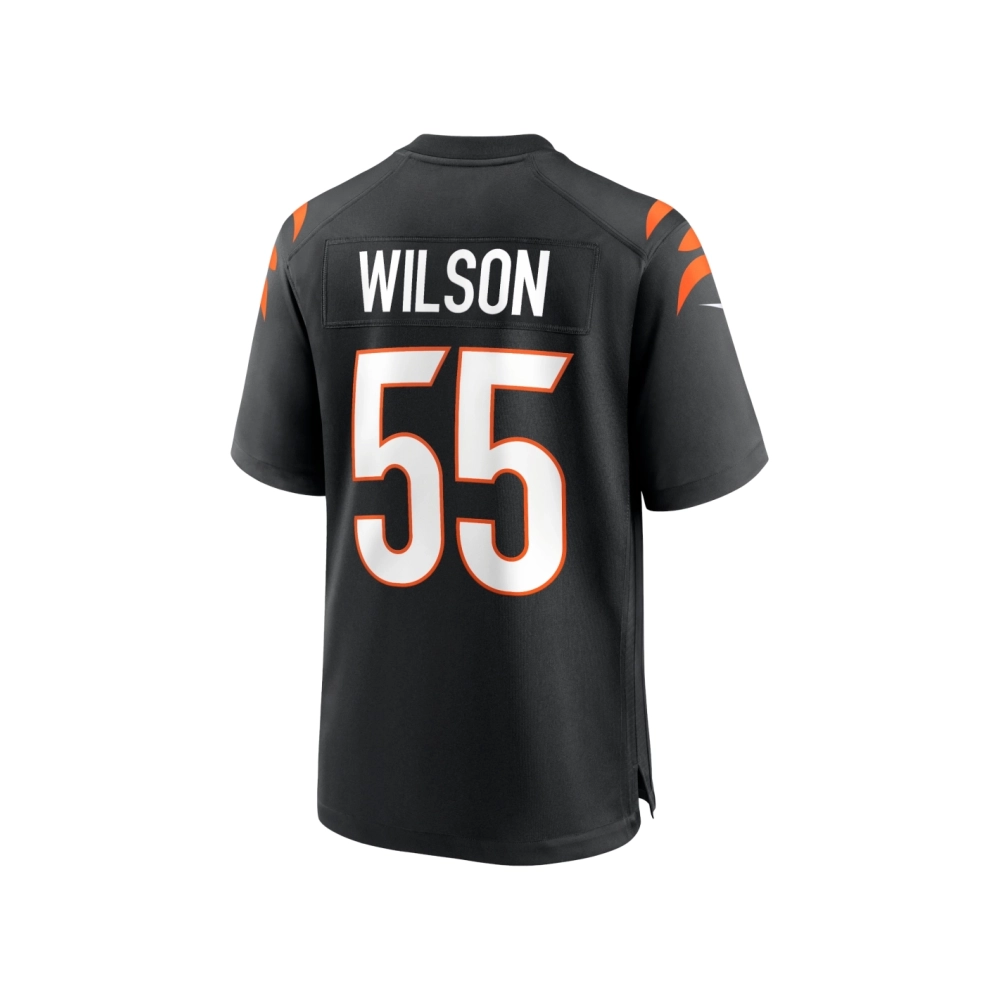 Mens Cincinnati Bengals Logan Wilson Black Game Jersey