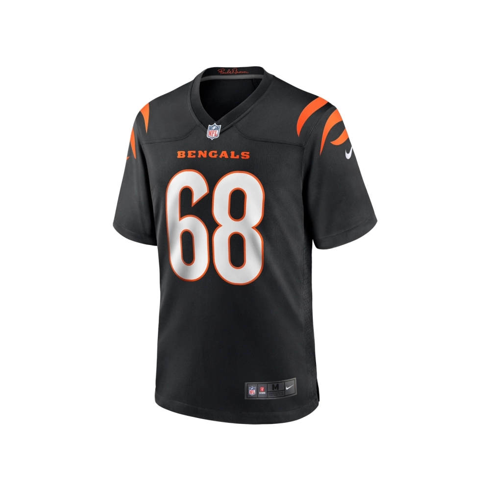 Mens Cincinnati Bengals Josh Tupou Black Game Player Jersey