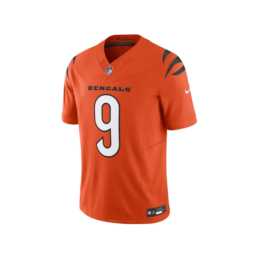 Mens Cincinnati Bengals Joe Burrow Orange Vapor F.U.S.E. Limited Jersey