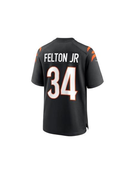 Mens Cincinnati Bengals Demetric Felton Jr. Black Team Game Jersey