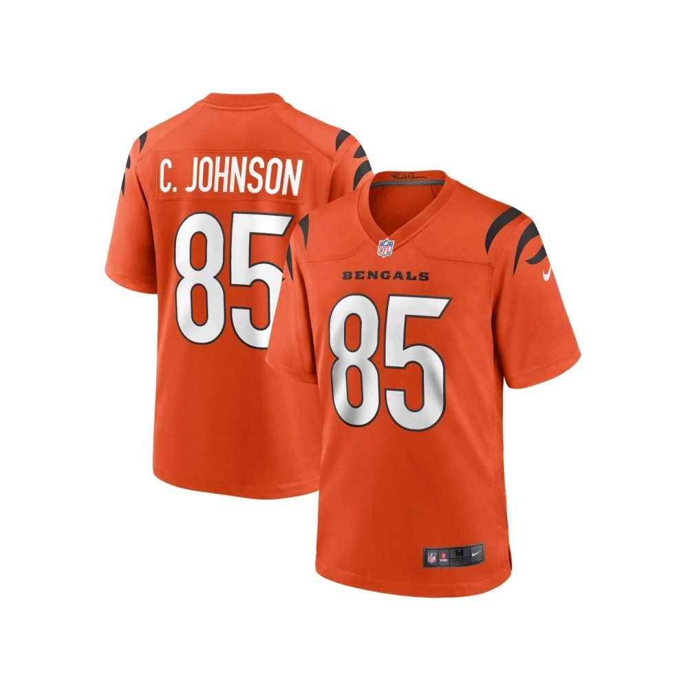 Mens Cincinnati Bengals Chad Johnson Orange Retired Player Alternate Game Jersey
