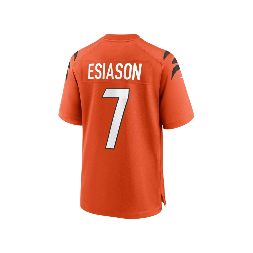 Mens Cincinnati Bengals Boomer Esiason Orange Retired Player Alternate Game Jersey