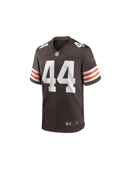 Mens Cleveland Browns Sione Takitaki Brown Game Jersey