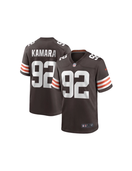 Mens Cleveland Browns Sam Kamara Brown Team Game Jersey