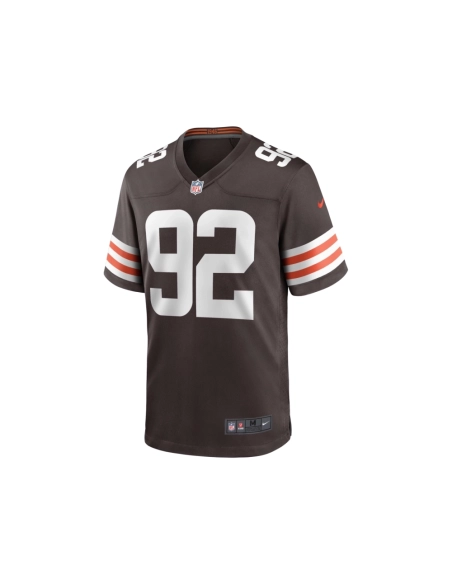 Mens Cleveland Browns Sam Kamara Brown Team Game Jersey