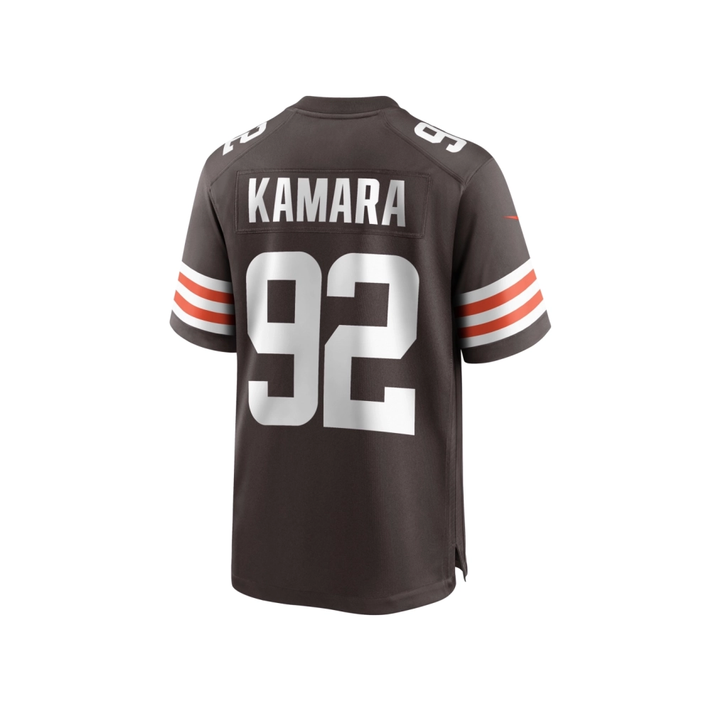 Mens Cleveland Browns Sam Kamara Brown Team Game Jersey
