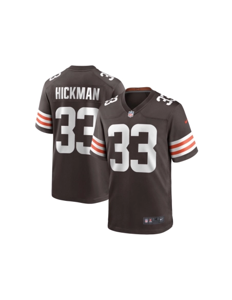 Mens Cleveland Browns Ronnie Hickman Brown Team Game Jersey
