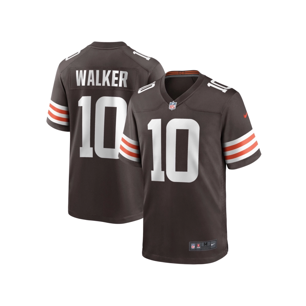 Mens Cleveland Browns Phillip Walker Brown Team Game Jersey