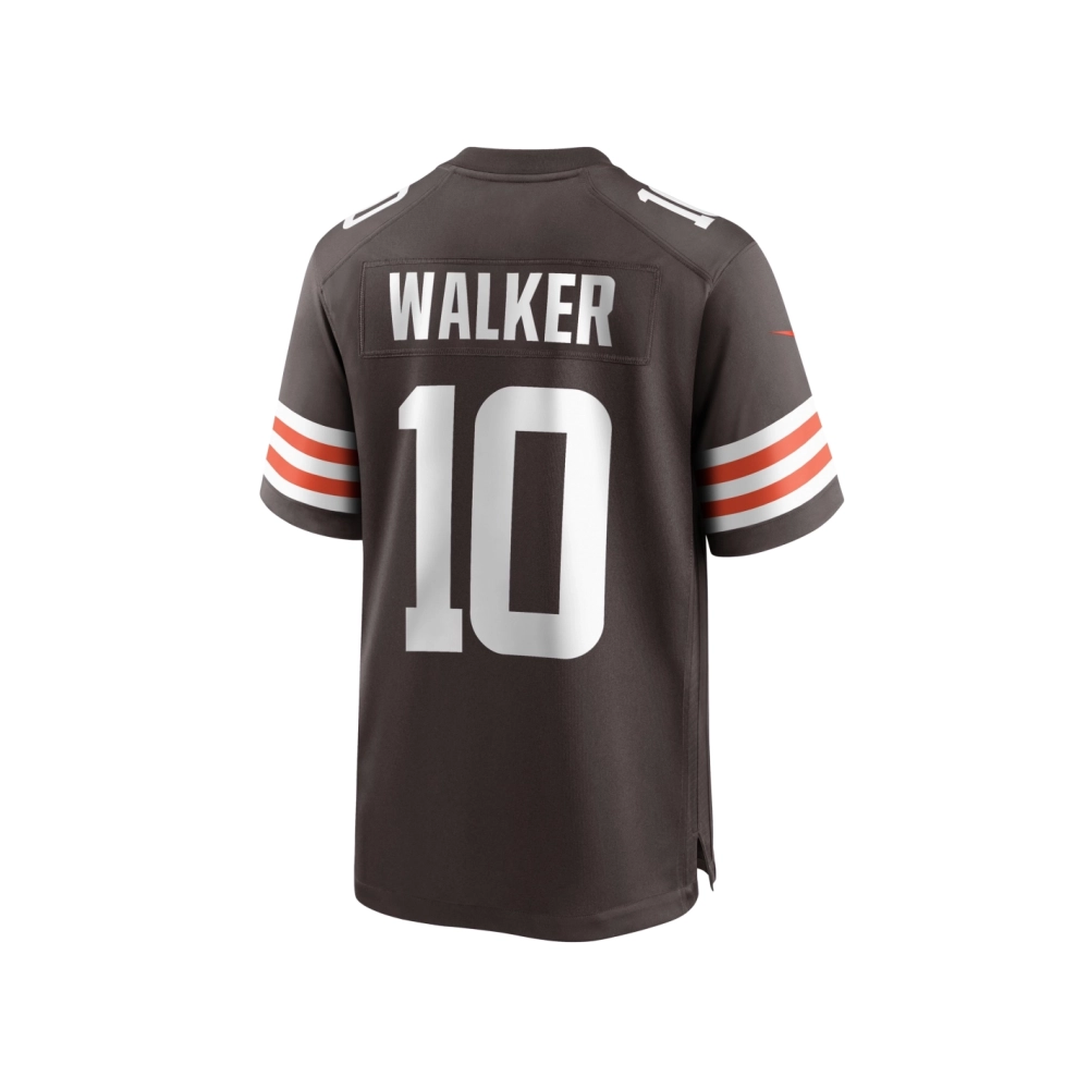Mens Cleveland Browns Phillip Walker Brown Team Game Jersey