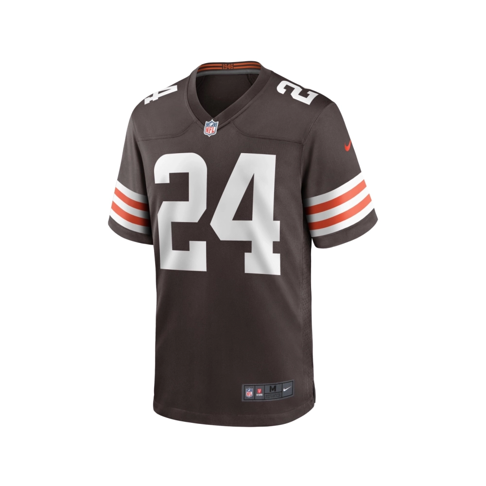 Mens Cleveland Browns Nick Chubb Brown Player Game Jersey
